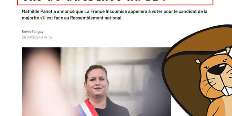 Castorisation : LFI appellera à veauter pour macron en cas de duel face au RN !