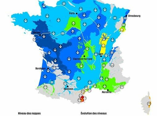 Le niveau des nappes est gonflé à bloc pour cette époque de l’année