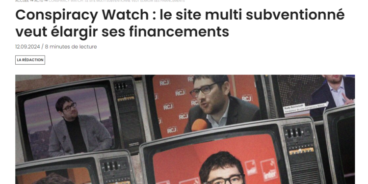 Conspiracy Watch : le site multi subventionné veut élargir ses financements